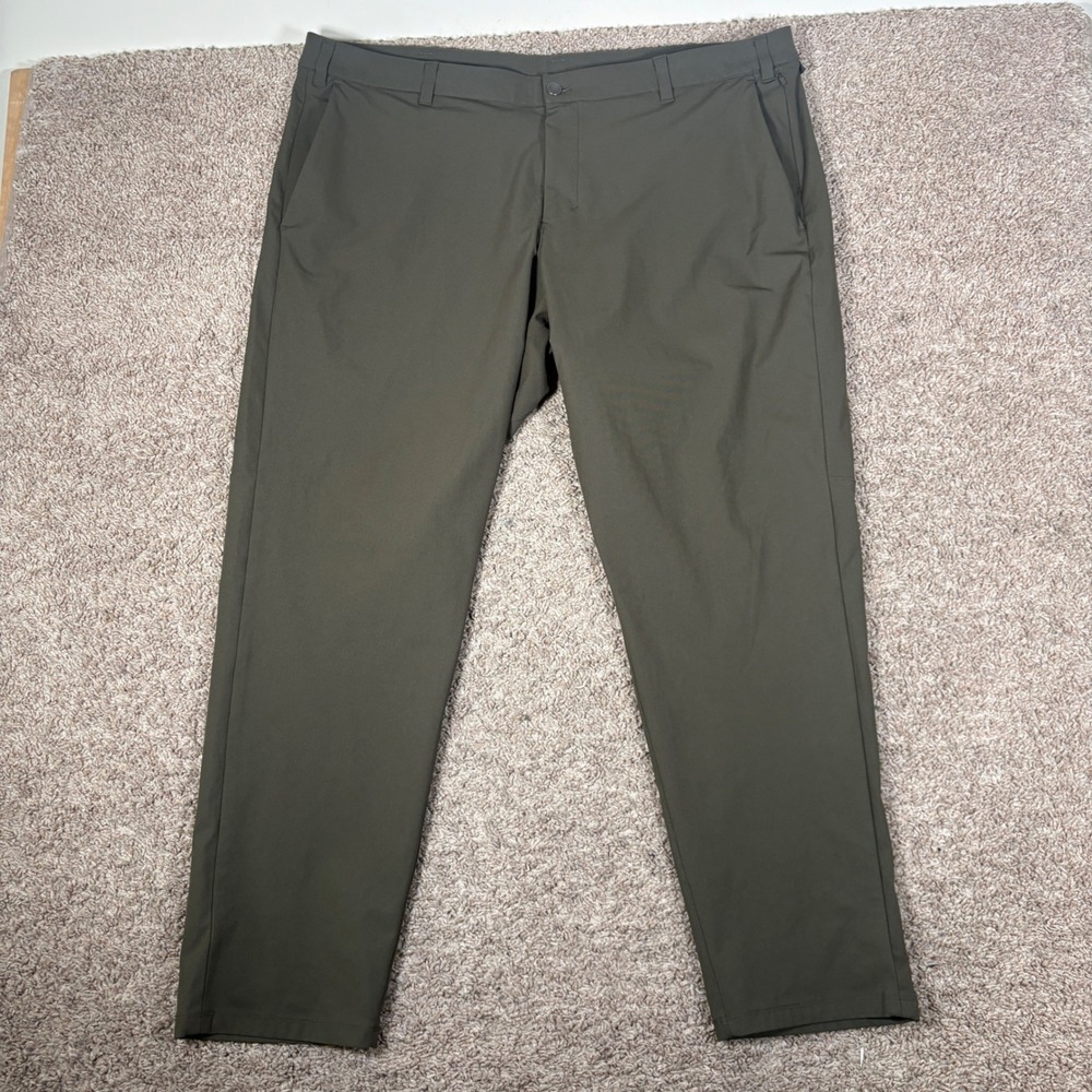 Lululemon Commission Pant Classic Olive Green Warpstreme Mens 44x30 LM5975S